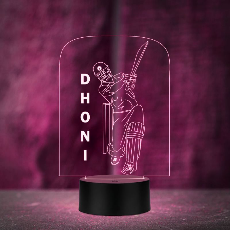 Ms. Dhoni Character Design Night Lamp